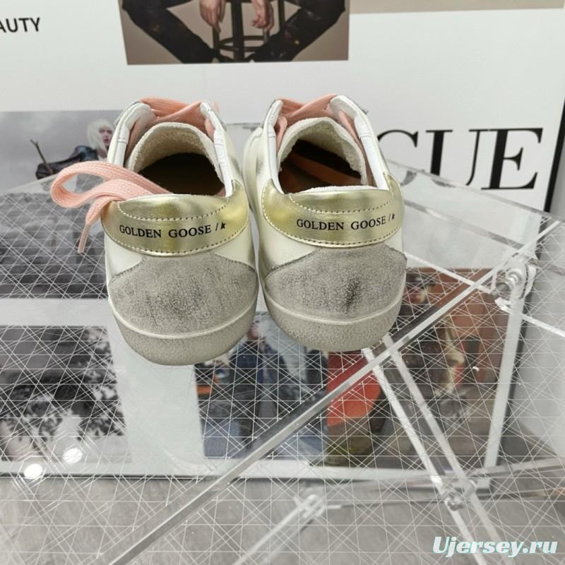 2025 Women GGDB White Blue Pink Leather Suede Sneakers