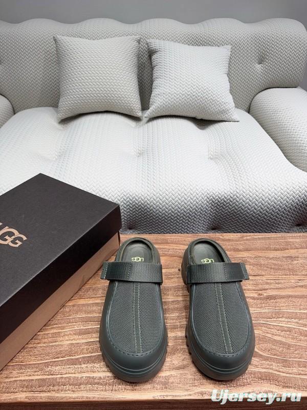 2025 UGG Green Mesh Slippers KFY00220