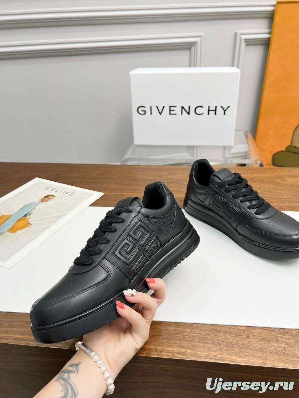 2024 Men Givenchy Black Leather Sneakers MJ00380