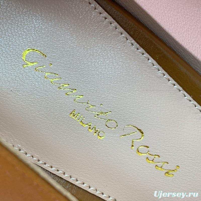 2025 Women Gianvito Rossi Brown Leather High Heels KFY00300