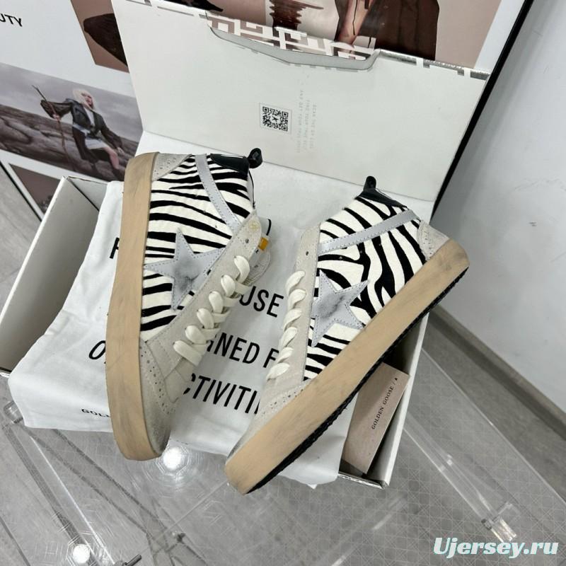 2024 Unisex GGDB Black White Grey Suede High Top Sneakers MJ00300