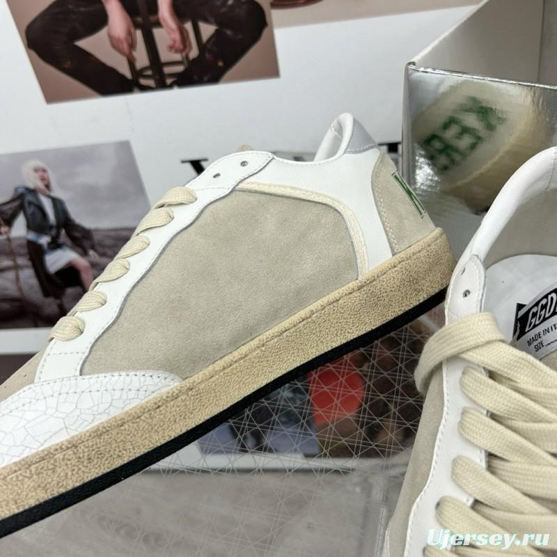 2024 Unisex GGDB White Beige Red Suede Leather Low-Top Sneakers MJ00260