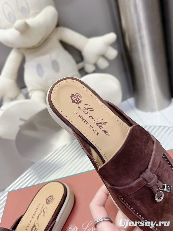 2024 Slippers LP Brown Suede Loafers