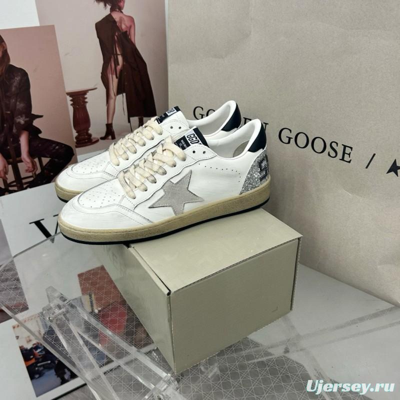 2024 Unisex GGDB White Black Leather Suede Sneakers