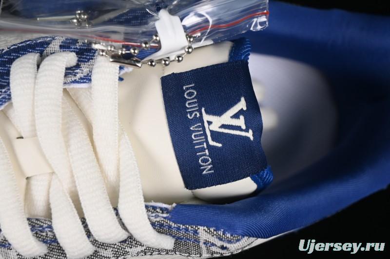 Nike Air Force 1 '07 Low LV Collaboration Gray Blue Denim Casual Sneakers - SC9207-540