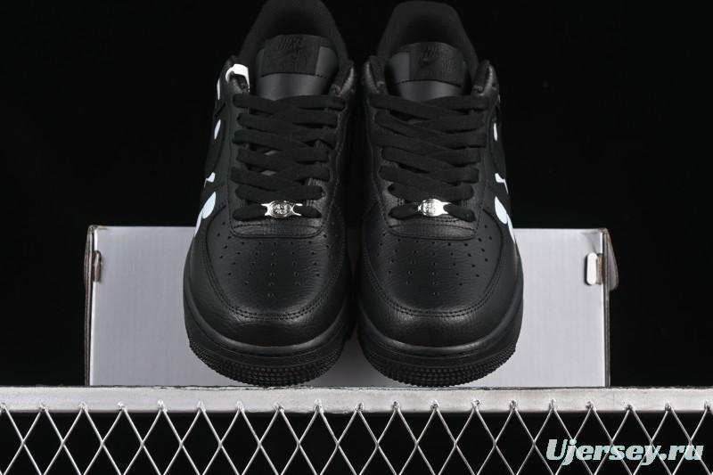 Nike Comme Des Garcons Air Force 1 Low Casual Sneakers with Full-Length Air Cushion - IB9949-001