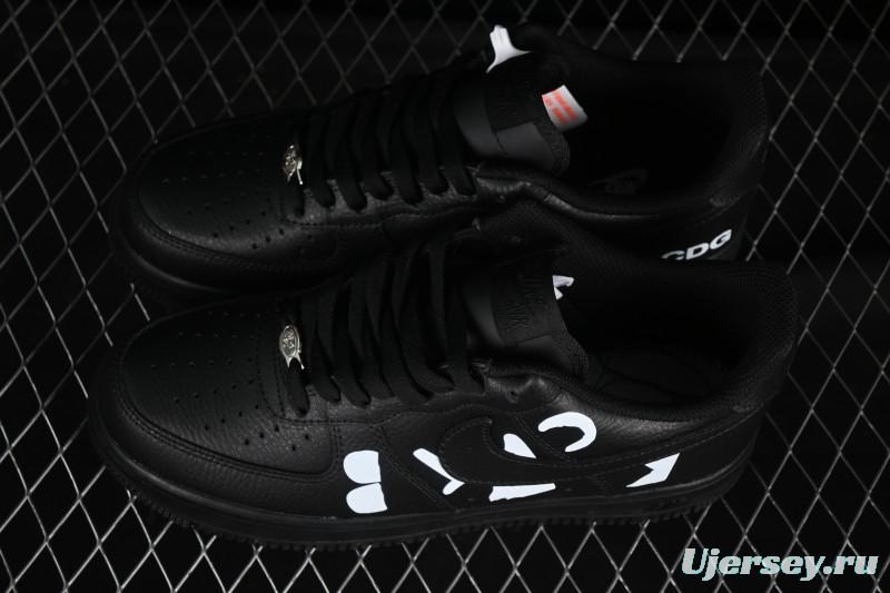 Nike Comme Des Garcons Air Force 1 Low Casual Sneakers with Full-Length Air Cushion - IB9949-001