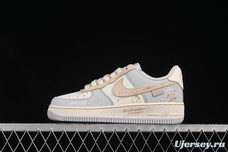 Nike Air Force 1'07 Low Love Letter Casual Sneakers - DB3301-111