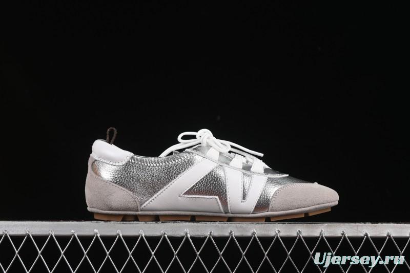 Louis Vuitton Sneakerina Round Toe Lace-Up Ballet Style Flat Training Shoes - N.F6