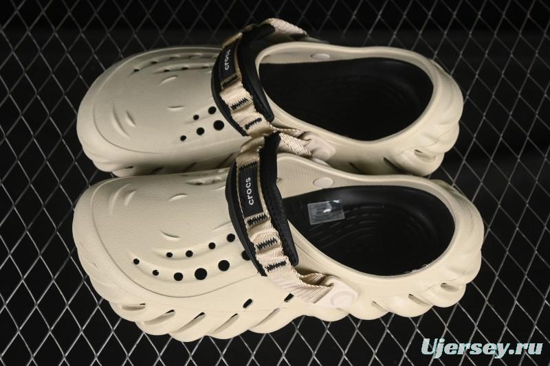 Crocs Bobs Flat Heel Closed Toe Slip-On Beach Clog Sandals