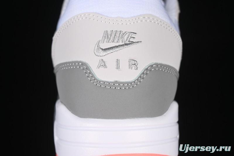 Nike Air Max 1 Retro Running Shoes with Half-Sole Air Cushion - 599820-100