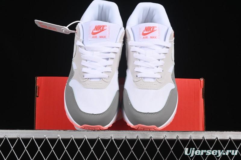 Nike Air Max 1 Retro Running Shoes with Half-Sole Air Cushion - 599820-100