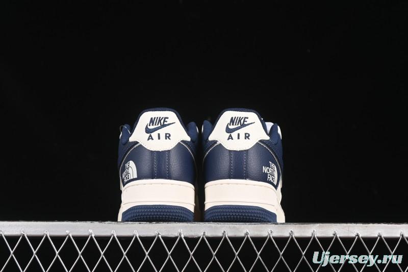 Nike Air Force 1'07 Low North Face Collaboration Dark Blue Sole Casual Sneakers - ZH2598-318