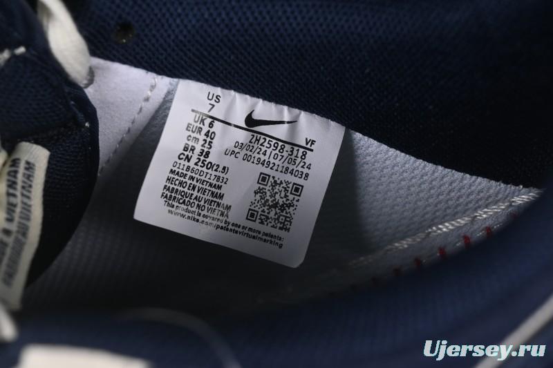 Nike Air Force 1'07 Low North Face Collaboration Dark Blue Sole Casual Sneakers - ZH2598-318