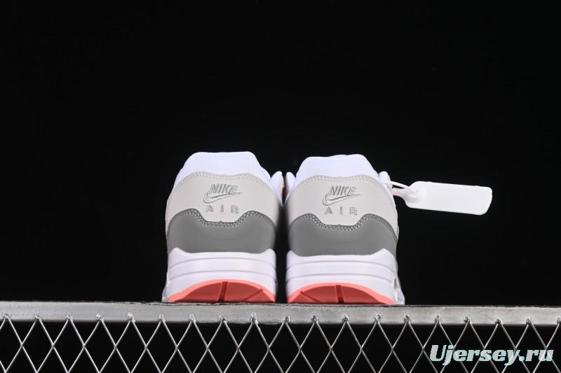 Nike Air Max 1 Retro Running Shoes with Half-Sole Air Cushion - 599820-100