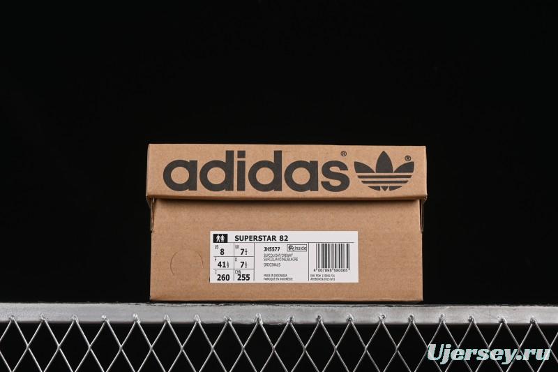 Adidas Superstar 82 Casual Sneakers with Shell Toe Design - JH5577