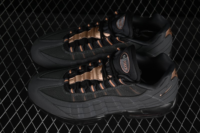 Nike Air Max 95 Retro Cushioned Running Shoes - HQ6457-001