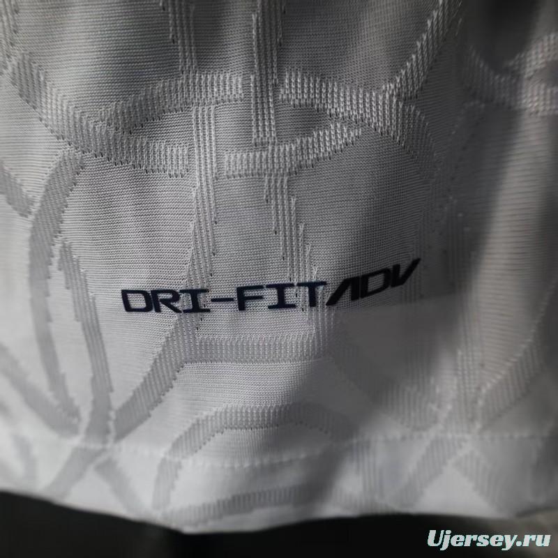 Player Version 25/26 Paris Saint-Germain PSG WHITE Pre-Match Jersey