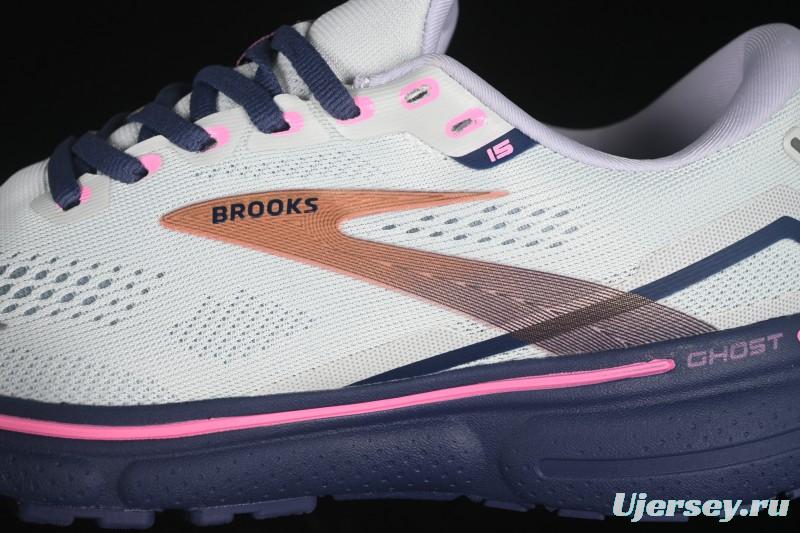 Brooks Ghost 15 Low-Cut Breathable Cushioned Support Casual Sports Running Shoes - 1203801B492