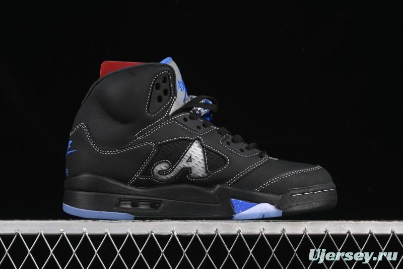 Nike Awake NY x Air Jordan 5 Black Metallic Basketball Shoes - DV4982-004