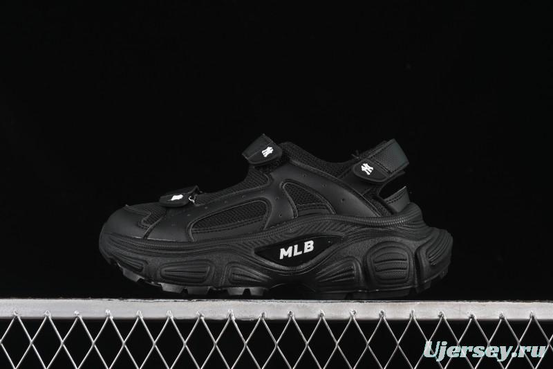 Adidas NY MLB Winner Chunky Mask New York Yankees Height Increase Platform Sandals - 3ASDW015350BKS