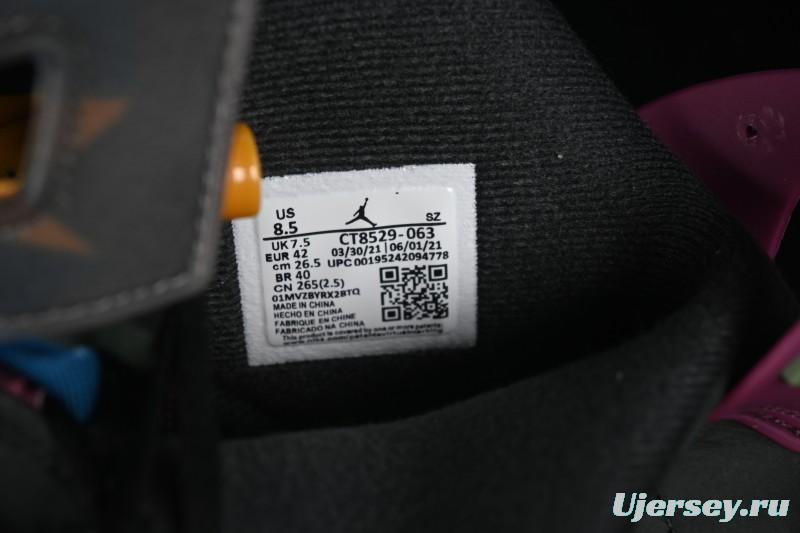 Nike Air Jordan 6 Retro Bordeaux Premium Suede Sneakers - CT8529-063