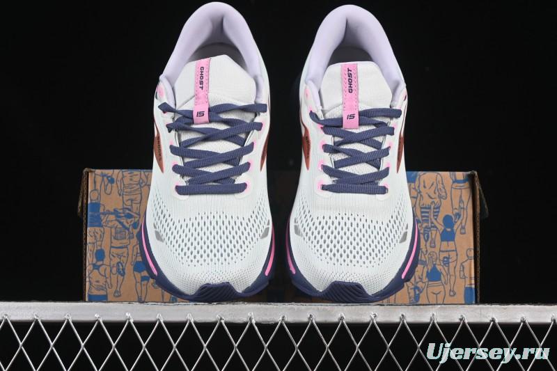 Brooks Ghost 15 Low-Cut Breathable Cushioned Support Casual Sports Running Shoes - 1203801B492