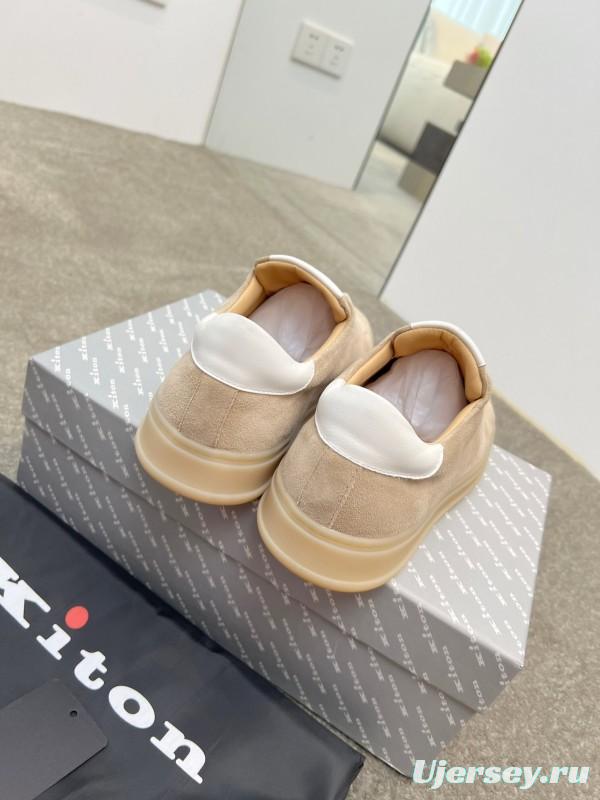 Kiton Men's Four Seasons Classic Casual Slip-On Loafer - AS00320