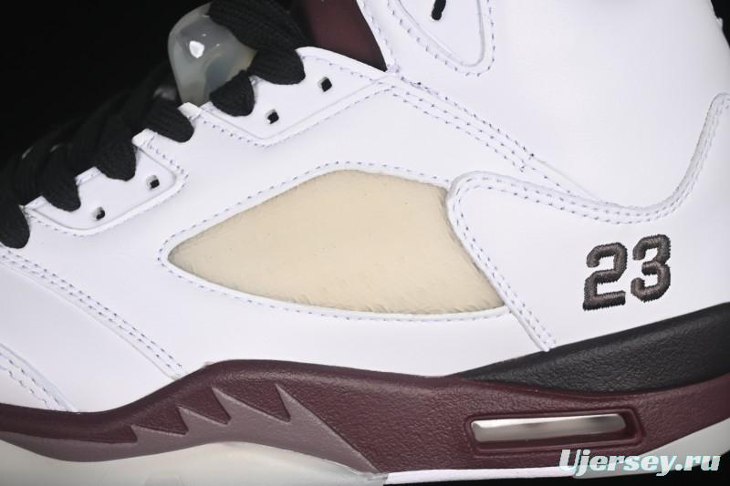 Nike A Ma Maniere x Air Jordan 5 Retro Basketball Shoes with Violet Ore Design - IB1528-100