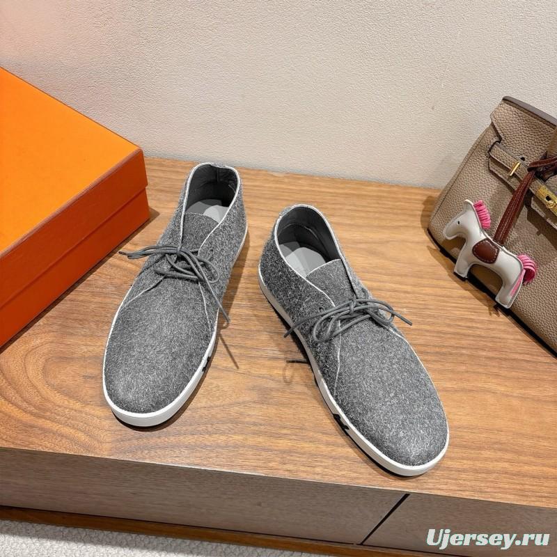 2025 Unisex H Grey Felt Boots AS00380