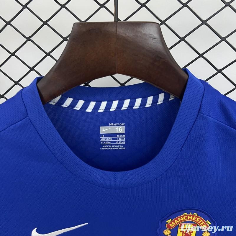 Retro 08/09 Kids Manchester United Away Size 16-28 Jersey