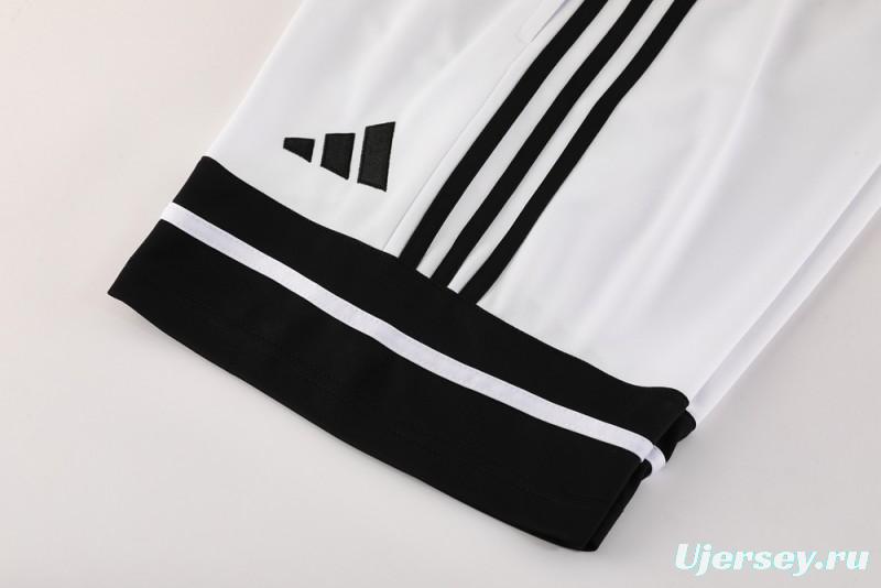 2025 Adidas White Short Sleeve Jersey+Shorts