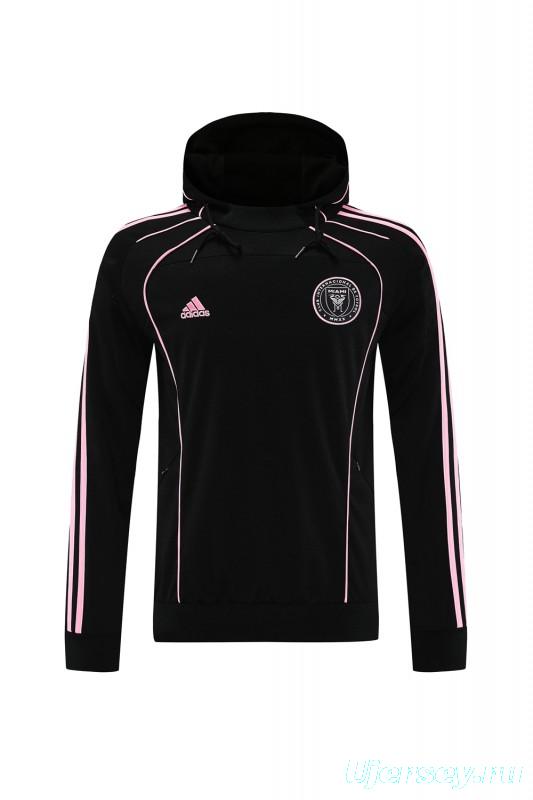 2025 Inter Miami Black Full Hoodie Zipper Jacket +Long Pants