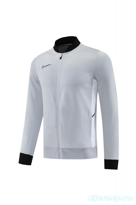 2025 NIKE Grey Full Zipper Jacket + Long Pants
