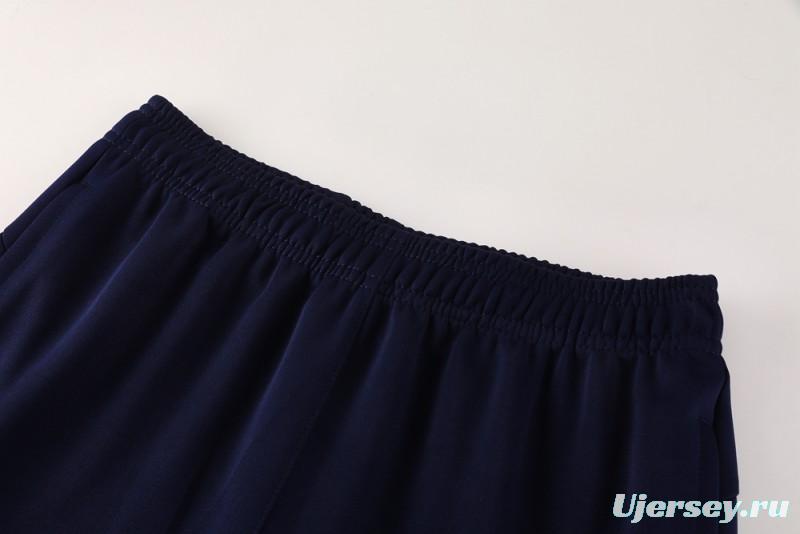 25/26 Barcelona Navy/Orange Full Zipper Jacket +Long Pants