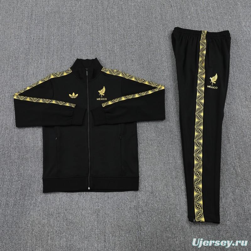 2025 Adidas Black Full Hoodie Zipper Jacket +Long Pants