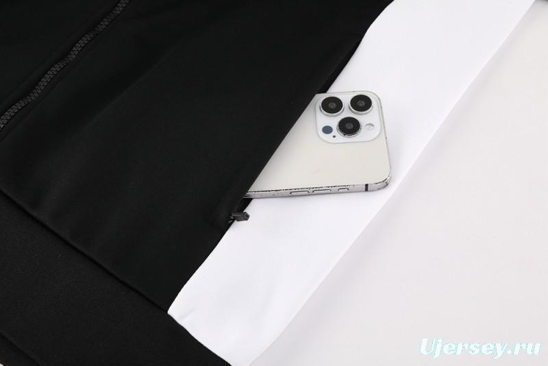 2025 NIKE Black/White Full Zipper Jacket +Long Pants