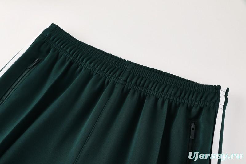 2025 Adidas Original Green Full Hoodie Zipper Jacket +Long Pants