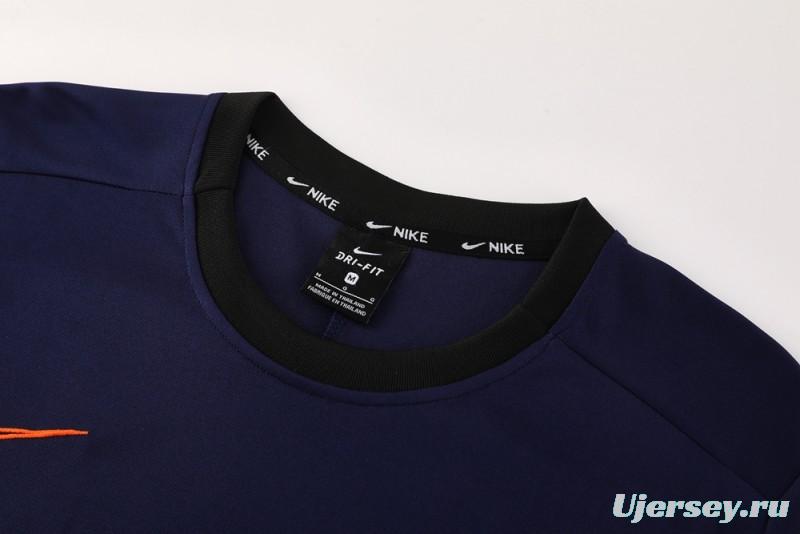 2025 NIKE Navy Short Sleeve Jersey + Shorts