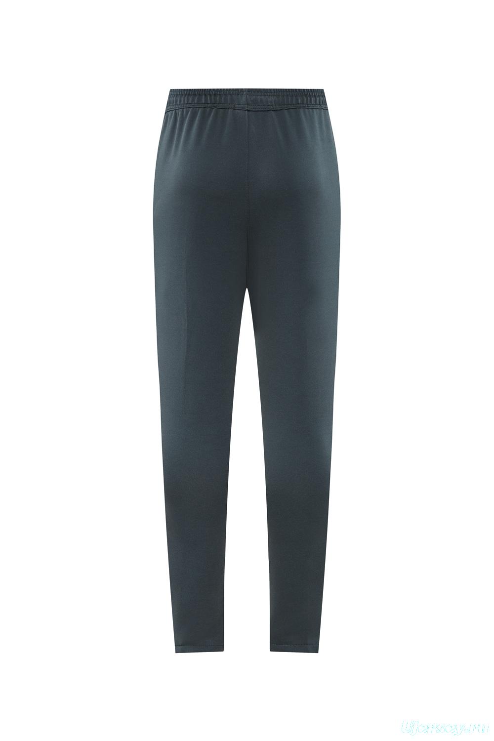 2025 Adidas Dark Grey Full Zipper Jacket +Long Pants