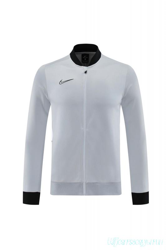 2025 NIKE Grey Full Zipper Jacket + Long Pants