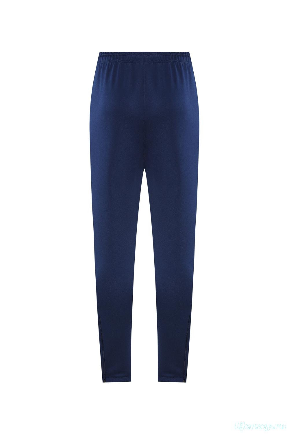 2025 Nike Blue Full Hoodie Zipper Jacket +Long Pants