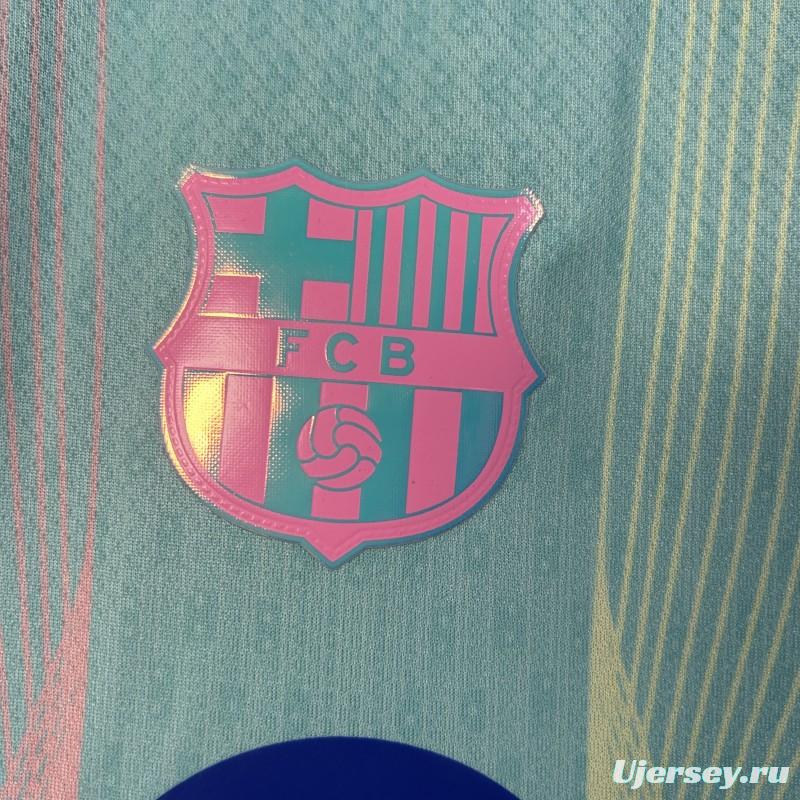 25/26 Kids Barcelona Blue Gradient with Spotify Jersey