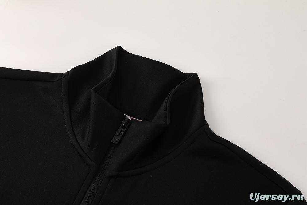 25/26 Borussia Dortmund Black/Yellow Full Zipper Jacket +Long Pants