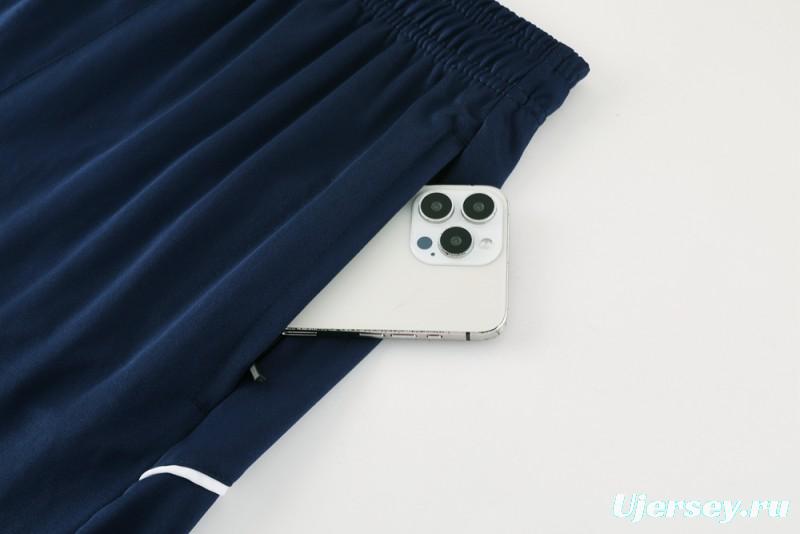 2025 Adidas Blue Short Sleeve Jersey+Shorts