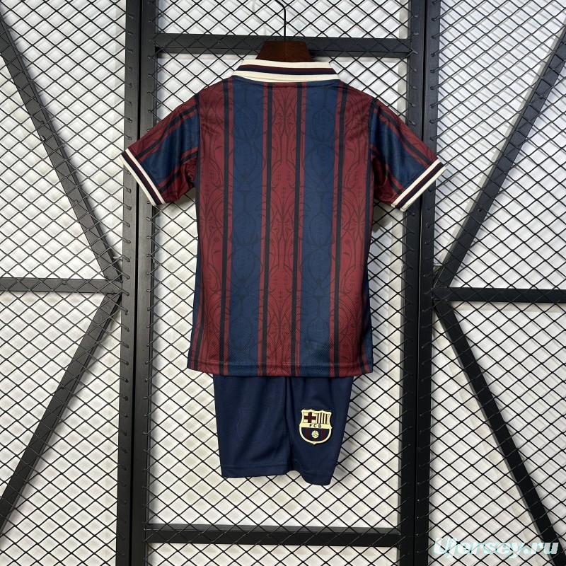 25/26 Kids Modernist FC Barcelona Polo Long Sleeve Jersey