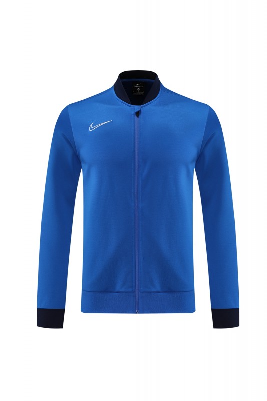 2025 Nike Blue Full Hoodie Zipper Jacket +Long Pants