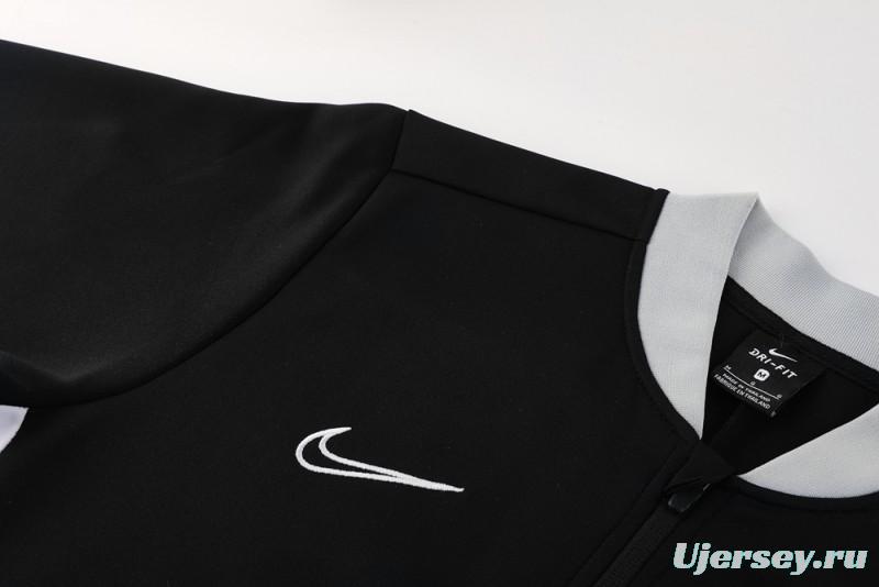 2025 NIKE Black Full Zipper Jacket + Long Pants