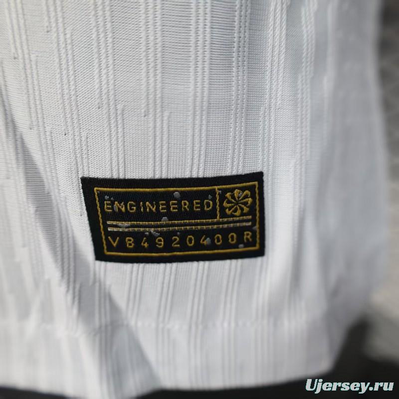 Player Version 2025 England Home Long Sleeve Jersey