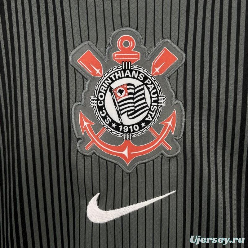 2025/26 Corinthians Black Goalkeeper Jersey